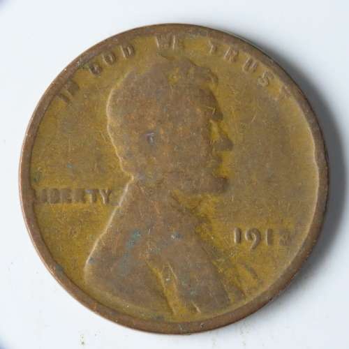 USA , 1913 Lincoln Cent, Wheat Penny , Philadelphia Mint