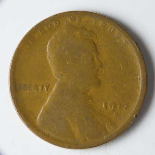 USA , 1917 D Lincoln Cent, Wheat Penny , Denver Mint