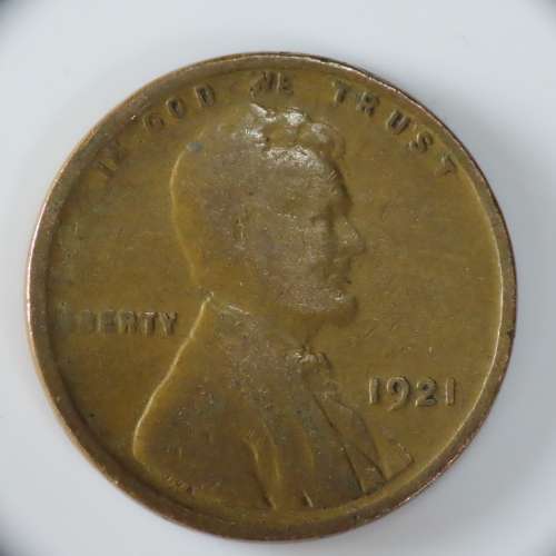 USA , 1921 Lincoln Cent, Wheat Penny , Philadelphia Mint
