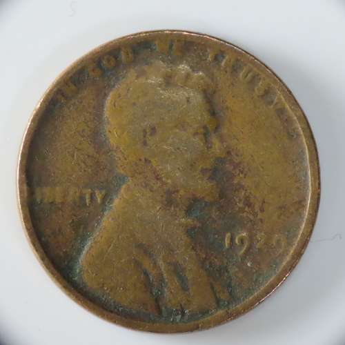 USA , 1929 Lincoln Cent, Wheat Penny , Philadelphia Mint