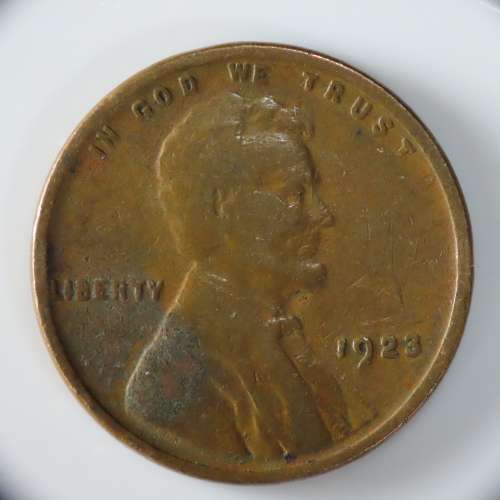 USA , 1923 Lincoln Cent, Wheat Penny , Philadelphia Mint