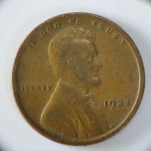 USA , 1923 Lincoln Cent, Wheat Penny , Philadelphia Mint