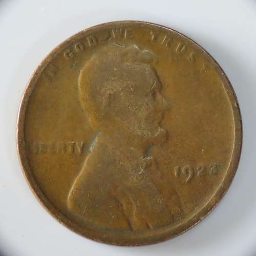 USA , 1923 Lincoln Cent, Wheat Penny , Philadelphia Mint