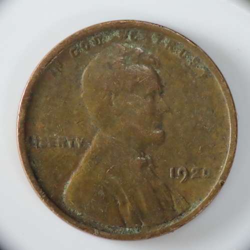 USA , 1920 Lincoln Cent, Wheat Penny , Philadelphia Mint