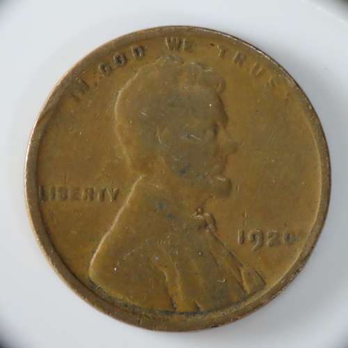 USA , 1920 Lincoln Cent, Wheat Penny , Philadelphia Mint