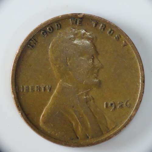 USA , 1926 Lincoln Cent, Wheat Penny , Philadelphia Mint