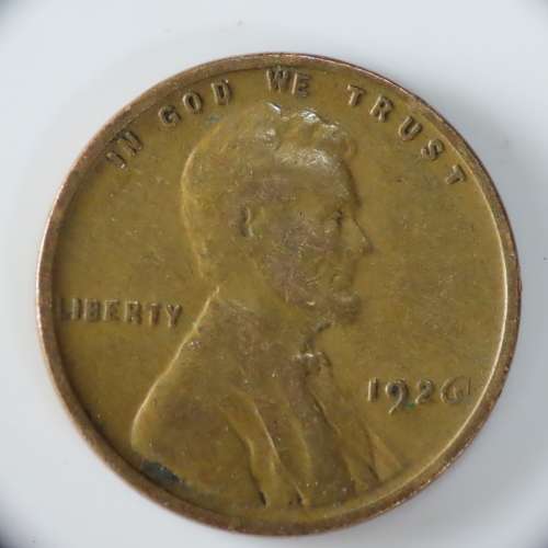USA , 1926 Lincoln Cent, Wheat Penny , Philadelphia Mint