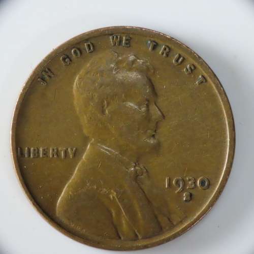 USA , 1930 S Lincoln Cent, Wheat Penny , San Francisco Mint