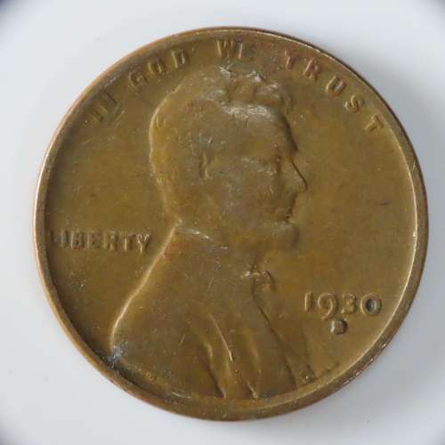 USA , 1930 D Lincoln Cent, Wheat Penny , Denver Mint