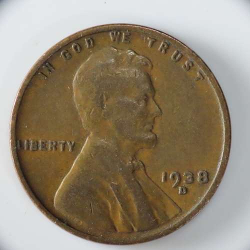 USA , 1936 D Lincoln Cent, Wheat Penny , Denver Mint