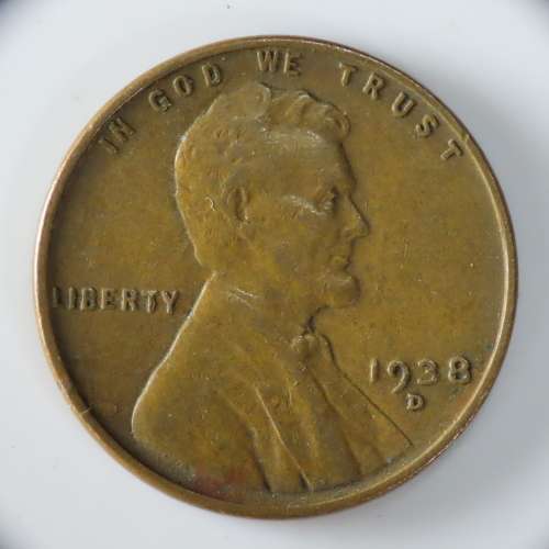USA , 1936 D Lincoln Cent, Wheat Penny , Denver Mint