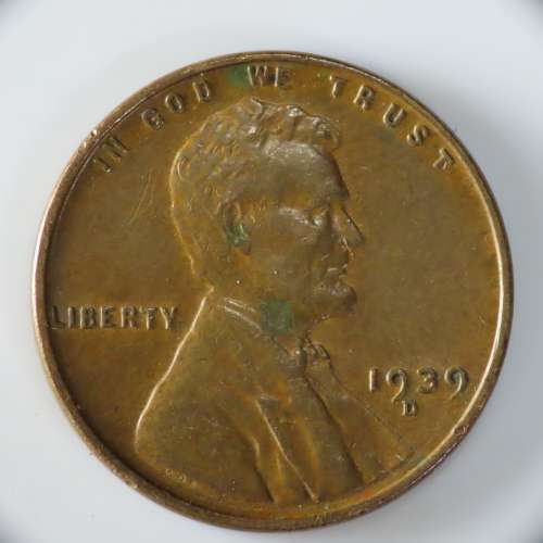 USA , 1939 D Lincoln Cent, Wheat Penny , Denver Mint