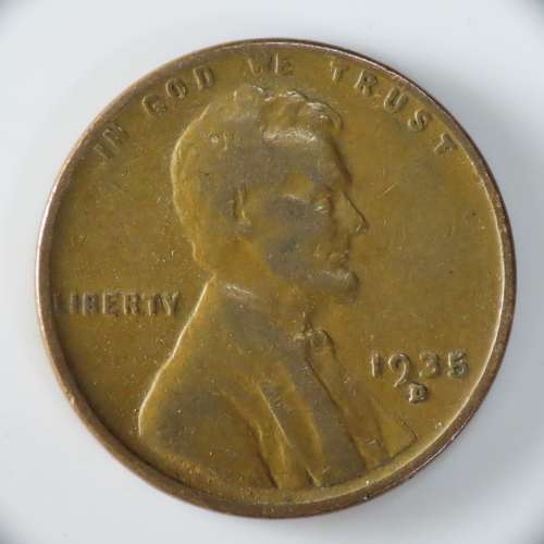 USA , 1935 D Lincoln Cent, Wheat Penny , Denver Mint