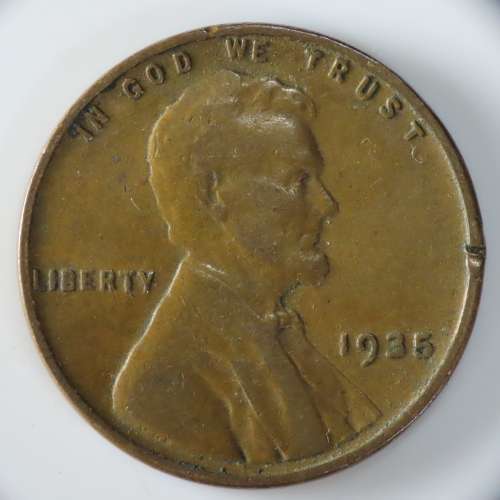 USA , 1935 Lincoln Cent, Wheat Penny , Philadelphia Mint