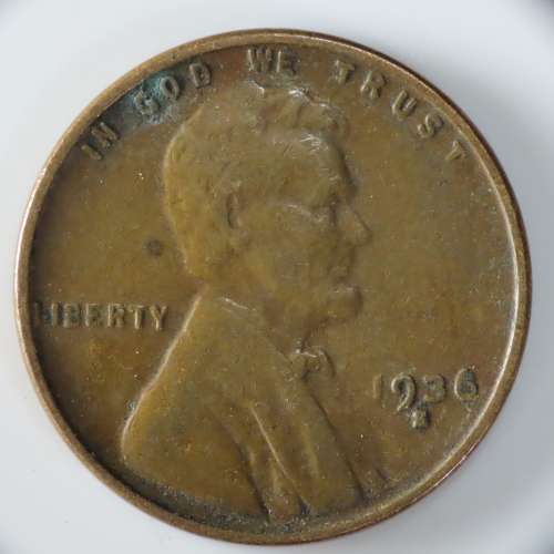 USA , 1936 S Lincoln Cent, Wheat Penny , San Francisco Mint