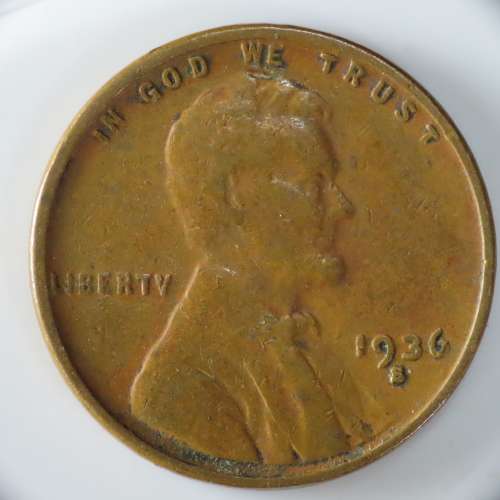 USA , 1936 S Lincoln Cent, Wheat Penny , San Francisco Mint