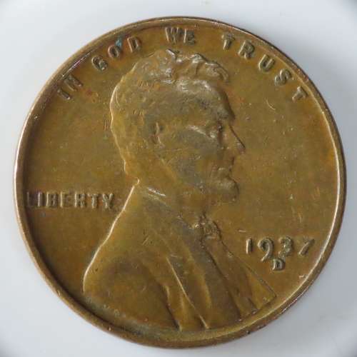 USA , 1937 D Lincoln Cent, Wheat Penny , Denver Mint