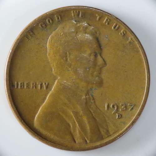 USA , 1937 D Lincoln Cent, Wheat Penny , Denver Mint
