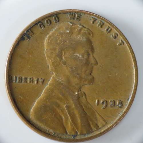 USA , 1935 Lincoln Cent, Wheat Penny , Philadelphia Mint