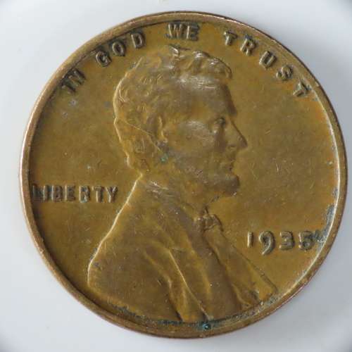 USA , 1935 Lincoln Cent, Wheat Penny , Philadelphia Mint