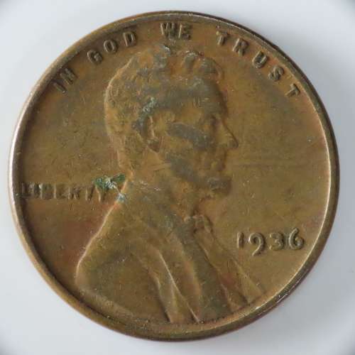 USA , 1936 Lincoln Cent, Wheat Penny , Philadelphia Mint
