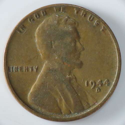 USA , 1944 D Lincoln Cent, Wheat Penny , Denver Mint