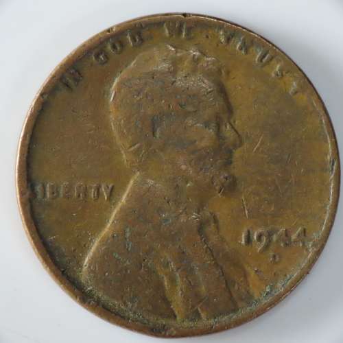 USA , 1944 D Lincoln Cent, Wheat Penny , Denver Mint