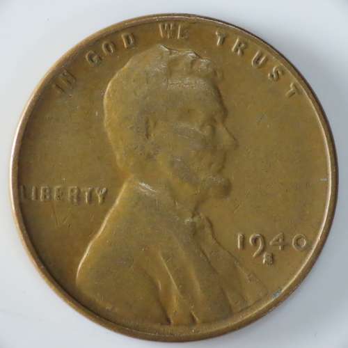 USA , 1940 S Lincoln Cent, Wheat Penny , San Francisco Mint