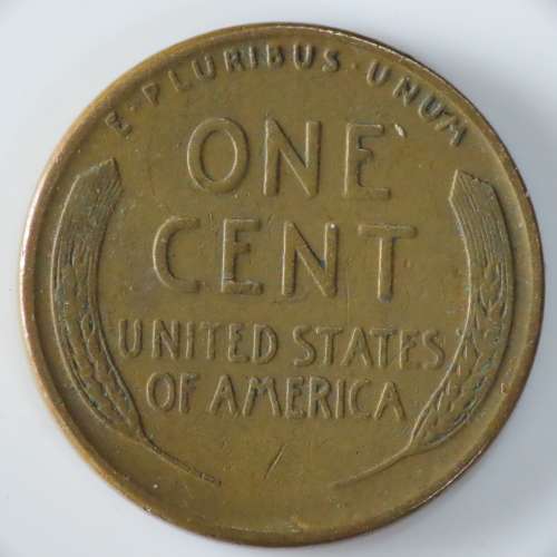 USA , 1945 Lincoln Cent, Wheat Penny , Philadelphia Mint