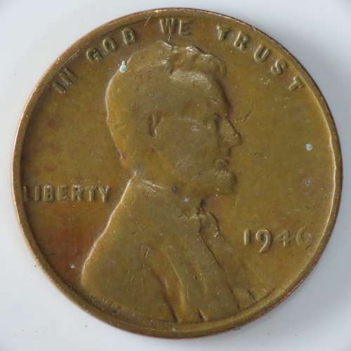 USA , 1946 Lincoln Cent, Wheat Penny , Philadelphia Mint