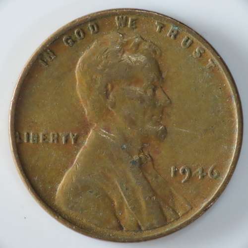 USA , 1946 Lincoln Cent, Wheat Penny , Philadelphia Mint