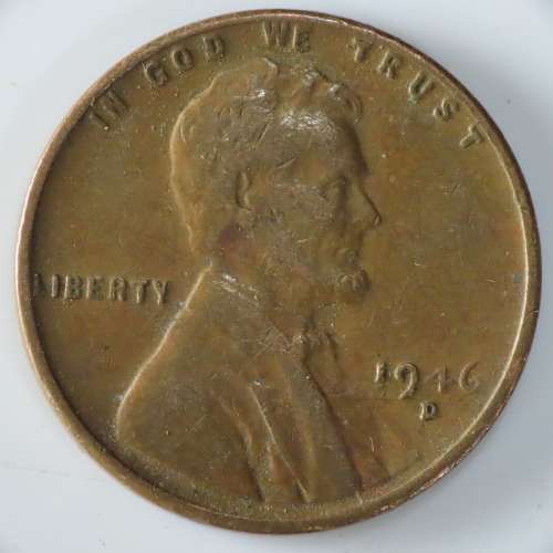 USA , 1946 D Lincoln Cent, Wheat Penny , Denver Mint