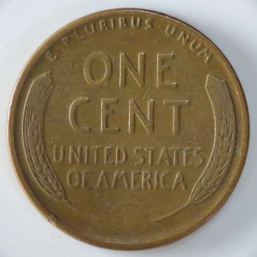 USA , 1942 Lincoln Cent, Wheat Penny , Philadelphia Mint