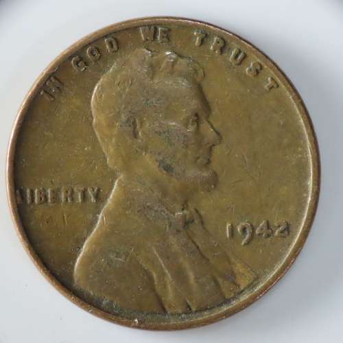 USA , 1942 Lincoln Cent, Wheat Penny , Philadelphia Mint