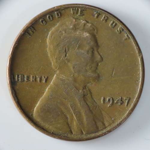 USA , 1947 Lincoln Cent, Wheat Penny , Philadelphia Mint