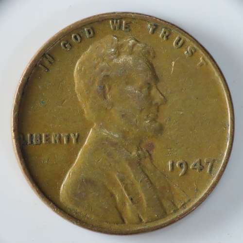 USA , 1947 Lincoln Cent, Wheat Penny , Philadelphia Mint