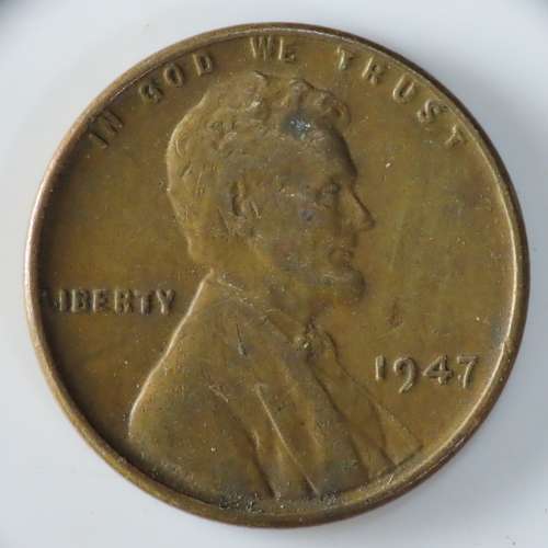 USA , 1947 Lincoln Cent, Wheat Penny , Philadelphia Mint