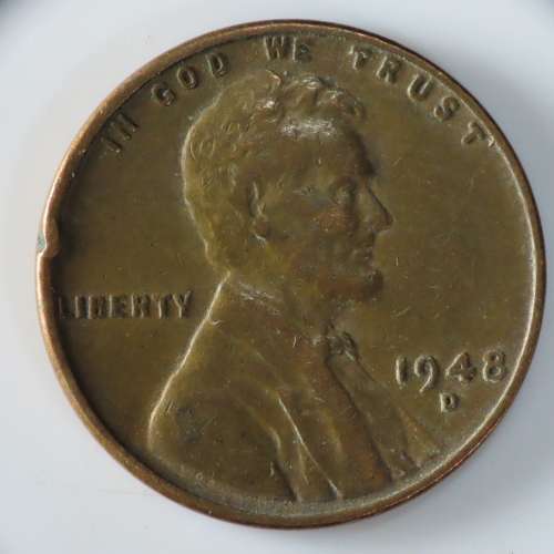 USA , 1948 D Lincoln Cent, Wheat Penny , Denver Mint