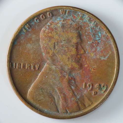 USA , 1949 D Lincoln Cent, Wheat Penny , Denver Mint