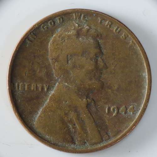 USA , 1944 Lincoln Cent, Wheat Penny , Philadelphia Mint