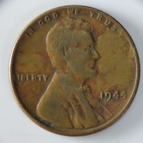 USA , 1944 Lincoln Cent, Wheat Penny , Philadelphia Mint