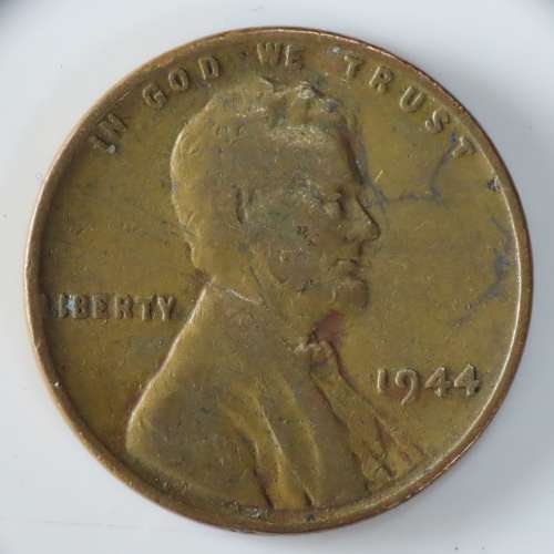 USA , 1944 Lincoln Cent, Wheat Penny , Philadelphia Mint