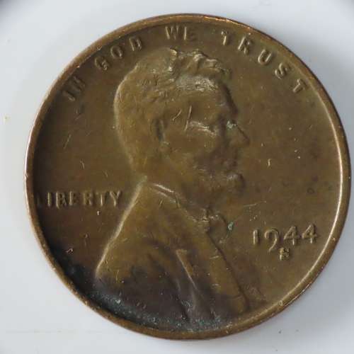 USA , 1944 S Lincoln Cent, Wheat Penny , San Francisco Mint