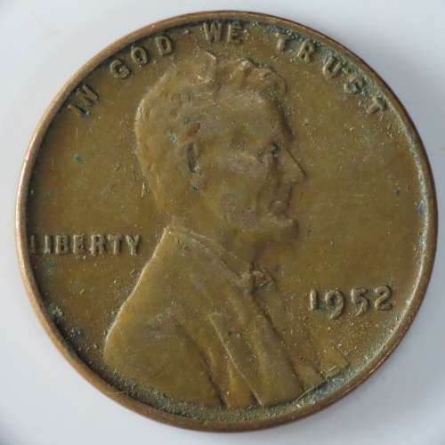 USA , 1952 Lincoln Cent, Wheat Penny , Philadelphia Mint