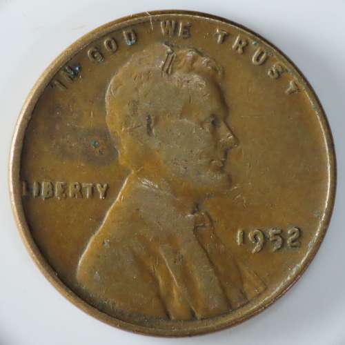 USA , 1952 Lincoln Cent, Wheat Penny , Philadelphia Mint