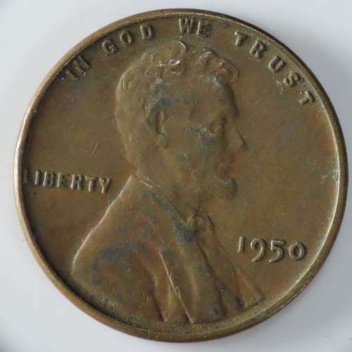 USA , 1950 Lincoln Cent, Wheat Penny , Philadelphia Mint
