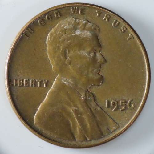 USA , 1956 Lincoln Cent, Wheat Penny , Philadelphia Mint