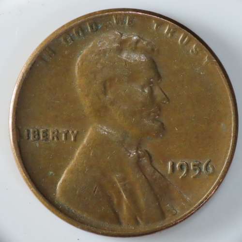 USA , 1956 Lincoln Cent, Wheat Penny , Philadelphia Mint