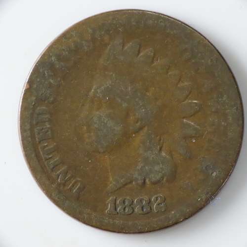 USA , 1882 Indian Head Cent, Indian Head Penny