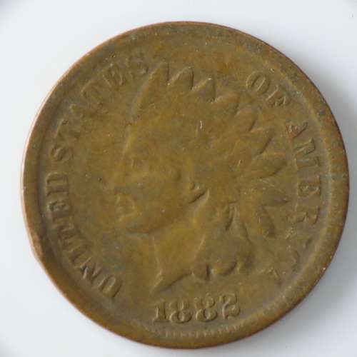 USA , 1882 Indian Head Cent, Indian Head Penny